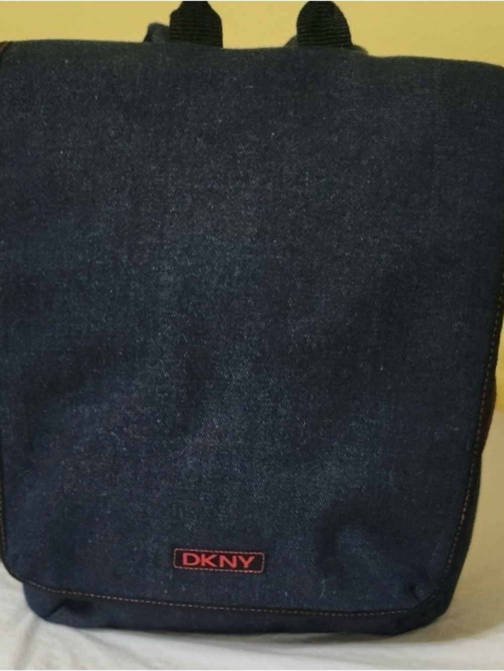 DKNY Denim Messenger Bag - Backpack